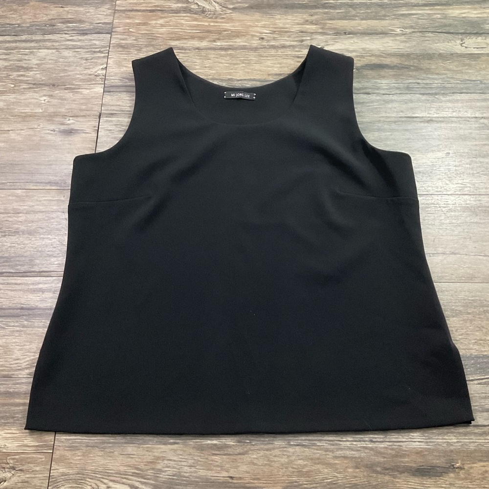 MI JONG LEE Matte Jersey Tank Tunic Sz 16